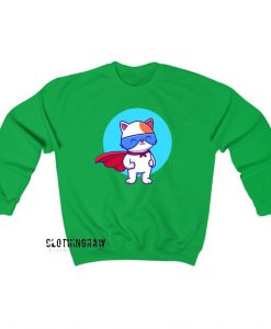 Potter Cat Superhero sweatshirt SY27JN1