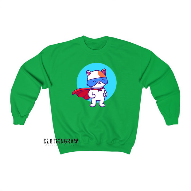 Potter Cat Superhero sweatshirt SY27JN1