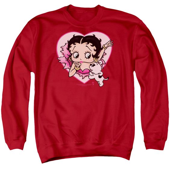 I Love Betty Crewneck Sweatshirt DK22F1