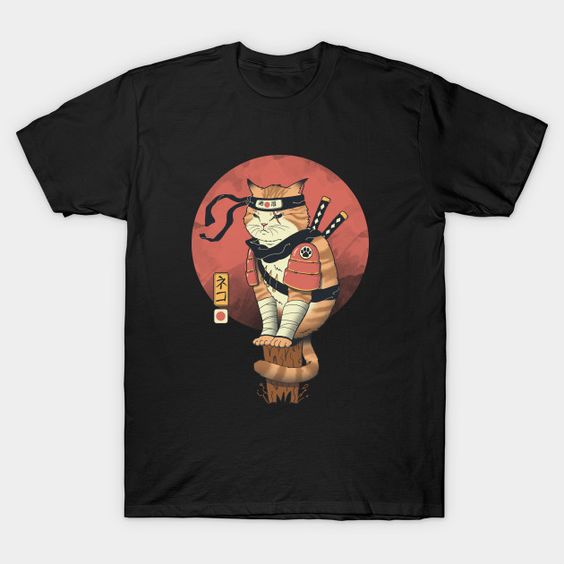 Shinobi Cat Ninja T-Shirt DA11F1