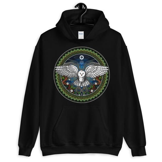Owl Hoodie Sweatshirt AL5MA1