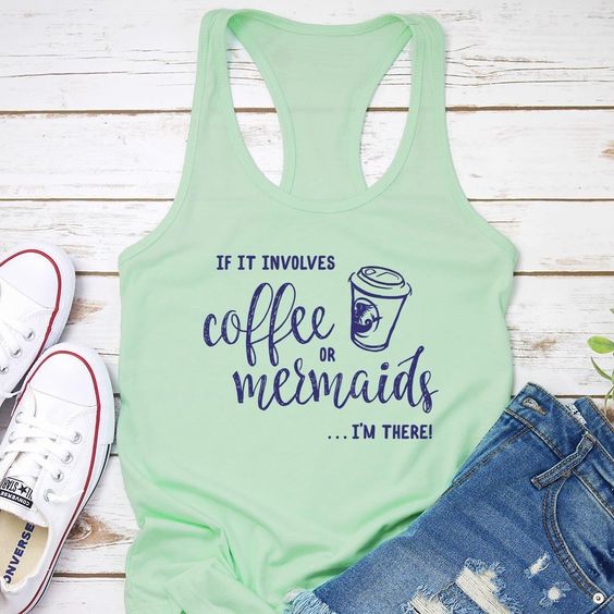 Coffee or Mermaids Tanktop SM20MA1