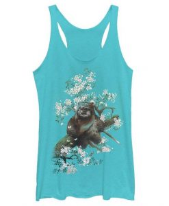 Ewok in the Flowers Racerback Tank Top AG8MA1