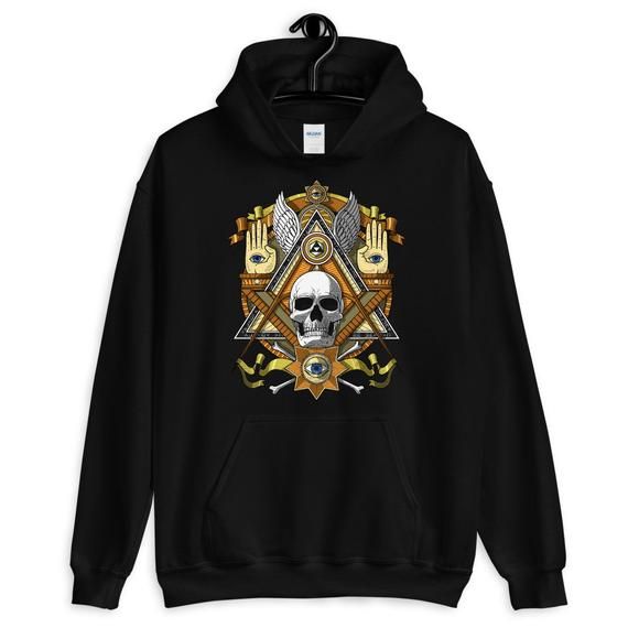 Masonic Skull Hoodie AL5MA1