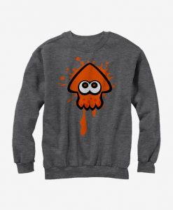 Nintendo Splatoon Orange Inkling Squid Sweatshirt AG8MA1