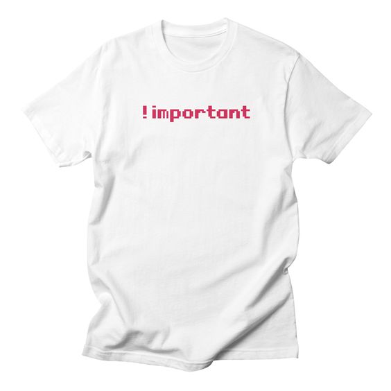 Self !important T-Shirt SM20MA1