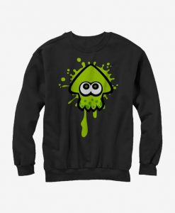 Splatoon Lime Green Inkling Squid Sweatshirt AG8MA1