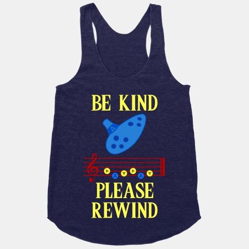 Be Kind Please Rewind Tank Top EL15A1