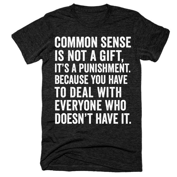 Common Sense T-Shirt AL24A1