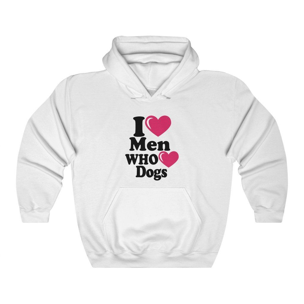I Love Men Who Love Dogs Hoodie AL20A1