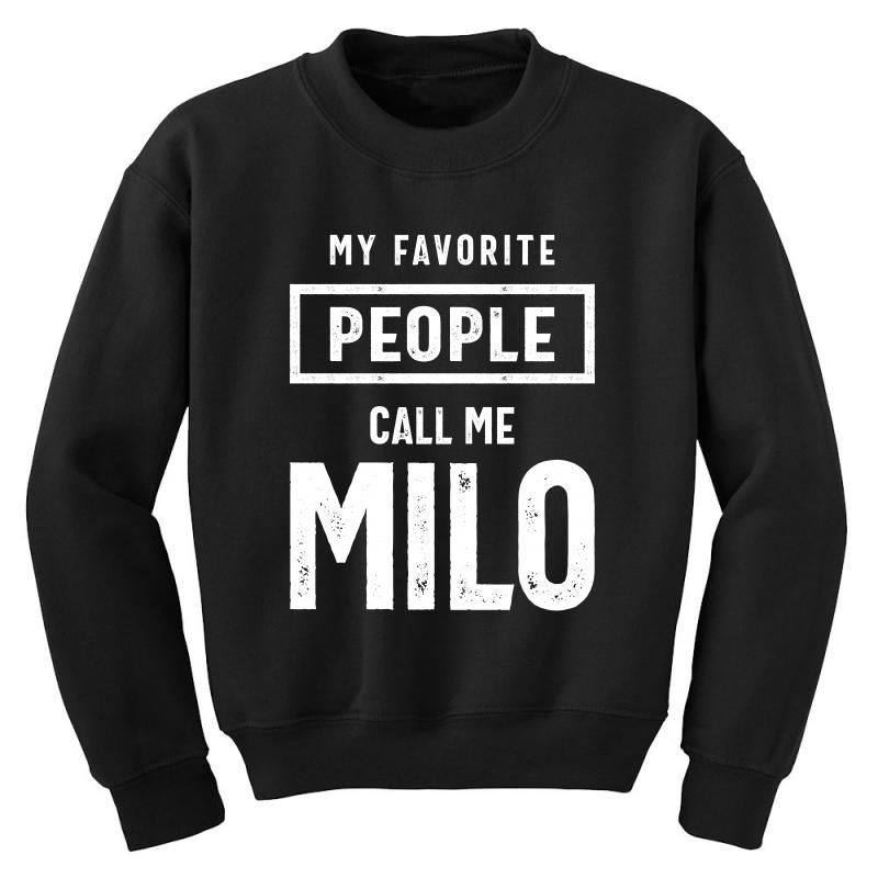 Milo Personalized Name Birthday Sweatshirt AL24A1