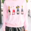 Poppin' Bottles Pink Sweatshirt