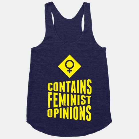 Contains Feminist Opinions Tanktop SD8M1