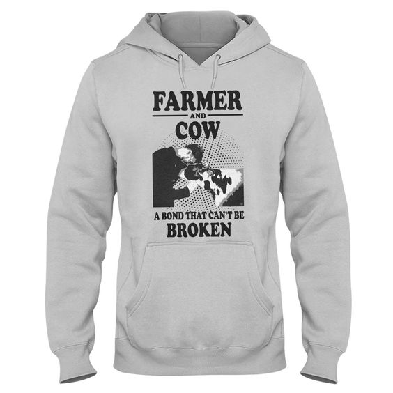 Farmer and Cow Hoodie SD8M1