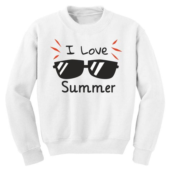 I Love Summer Sweatshirt SR19M1