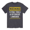 Warning Flying Tools T-Shirt AL27M2