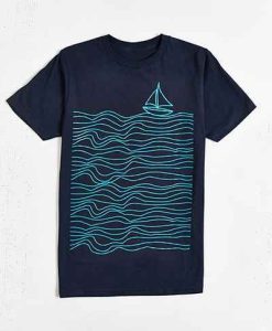 Aesthetic Sea Boat T-Shirt AL12JL2