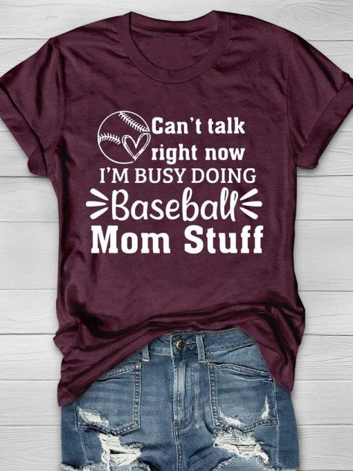 Baseball Mom Stuff T-shirt