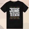 Juneteenth Vintage Print T Shirt
