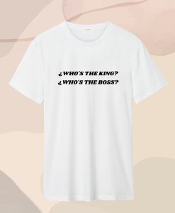 Daechwita SUGA AGUST D Who's the king Who's the boss T Shirt