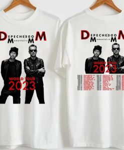 2023 Depeche Mode Memento Mori World Tour T-Shirt Twoside