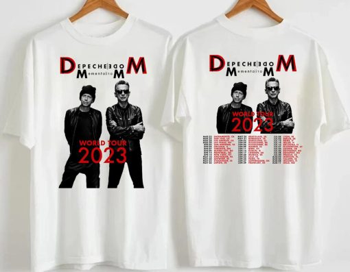 2023 Depeche Mode Memento Mori World Tour T-Shirt Twoside