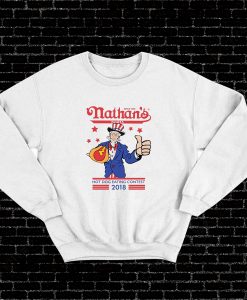 Nathan's Famous Hot Dog Eating Contest Joey Chestnut Sweatshirt