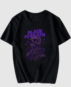 Black Sabbath Skull Purple T-shirt
