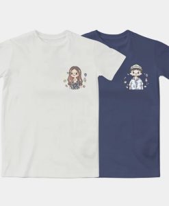Cartoon Anime Couple T-Shirt AL