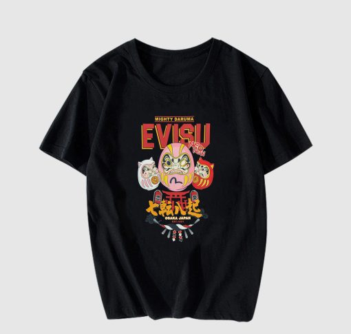 EVISU Daruma Buddies Print T-shirt AL