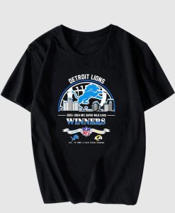 Lions 2023-2024 NFC Super Wild T Shirt AL