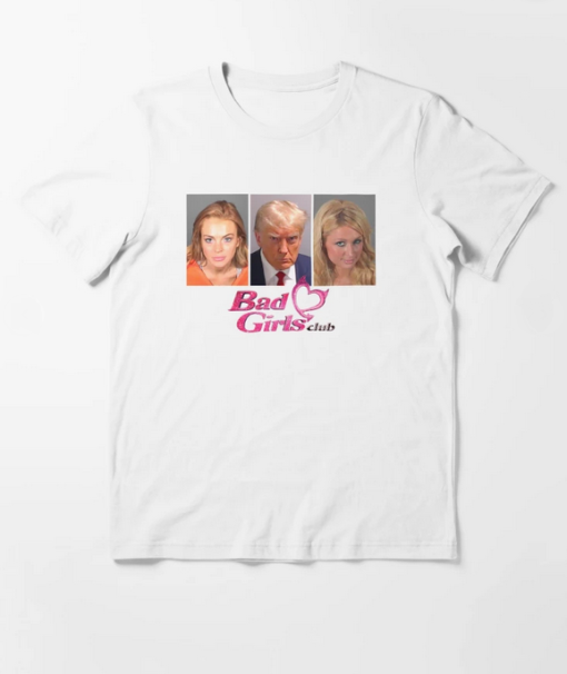 Paris Hilton lindsay lohan & Donald Trump Bad Girls Club T-Shirt AL