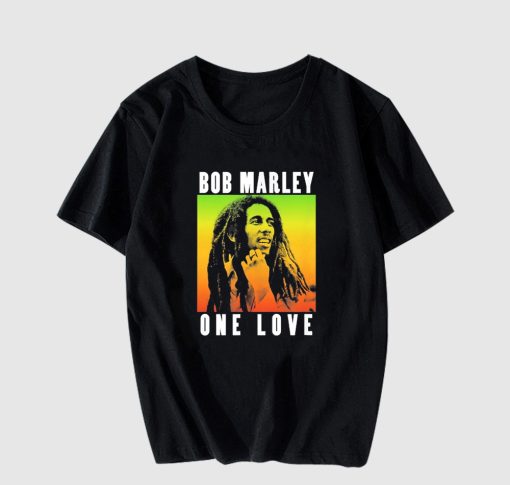 Posters Bob Marley One Love Gradient T-Shirt AL