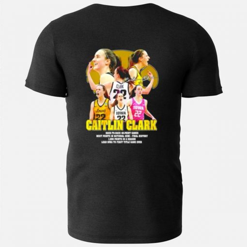 Iowa Mvp Caitlin Clark Signature T-Shirt AL