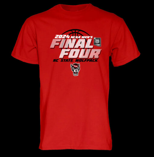 NC State Wolfpack Blue84 2024 Men's Basketball Final Four T-Shirt AL